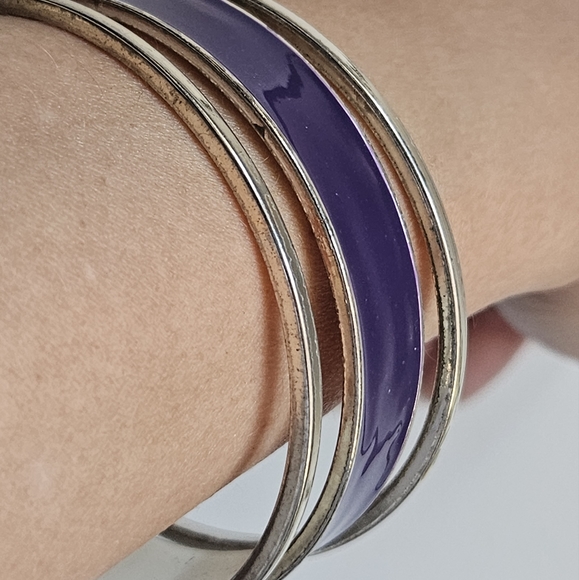 Set of Three Bangle Braclets - Picture 6 of 9